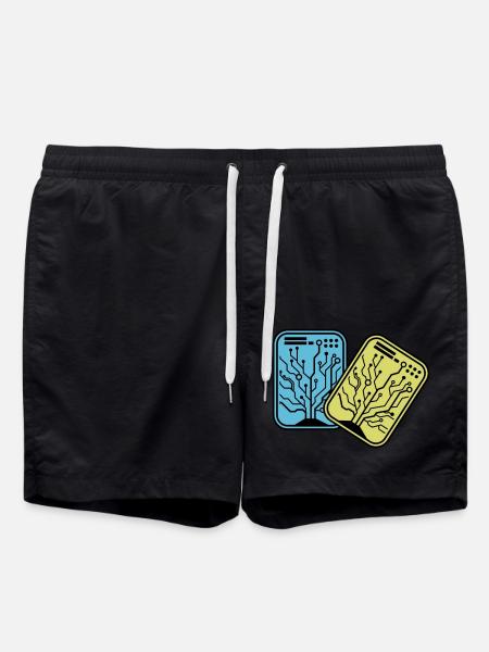 Micro Chip - Swim Trunks - black