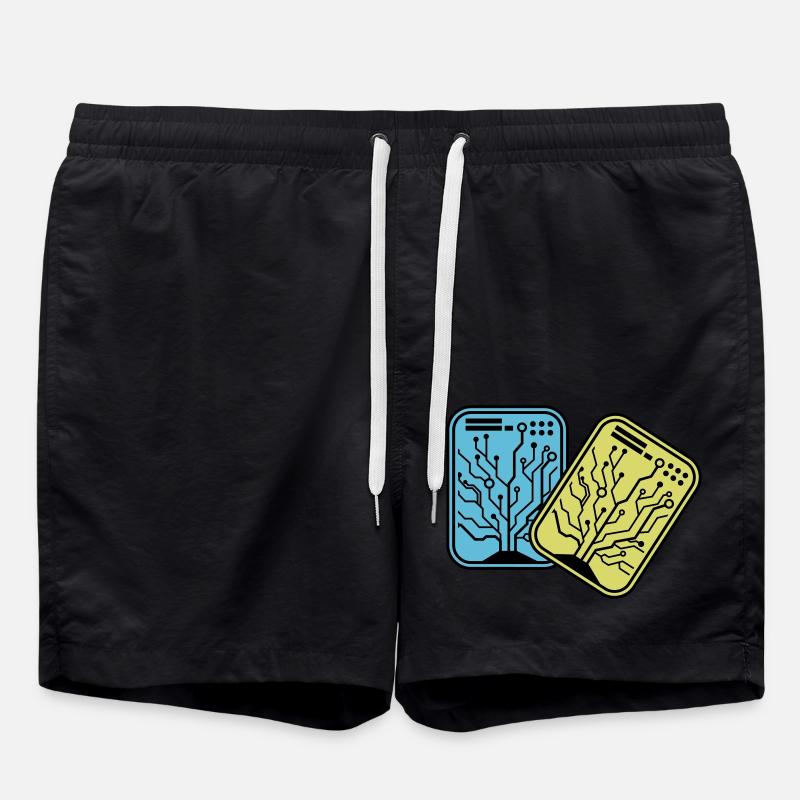 Micro Chip - Swim Trunks - black