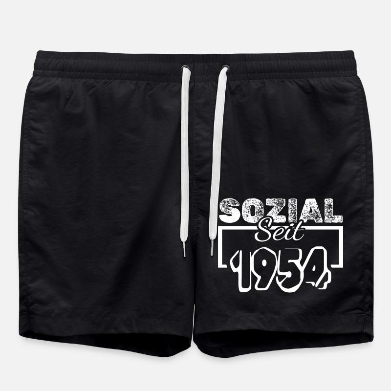 Social Worker 1954 - Swim Trunks - black