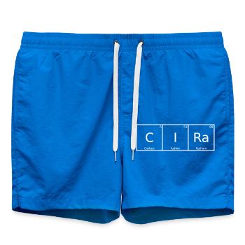 Cira Nom Prénom Chimie Tableau périodique Eléments - Short de bain - cobalt blue - Devant