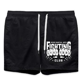 Gemischte Kämpfe - Badeshorts - Schwarz - Vorne - AI Model Male 185 light (185cm)