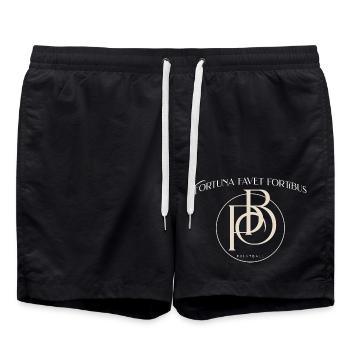 Fortuna Favet Fortibus Marque staement paintball - Short de bain - noir - Devant - AI Model Male 185 light (185cm)