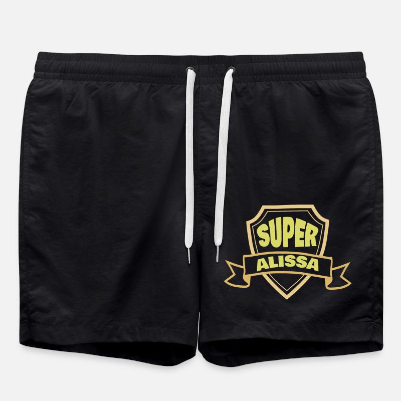 Gift for Alissa - Swim Trunks - black