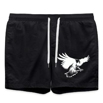 Aigle - Short de bain - noir - Devant - AI Model Male 185 light (185cm)
