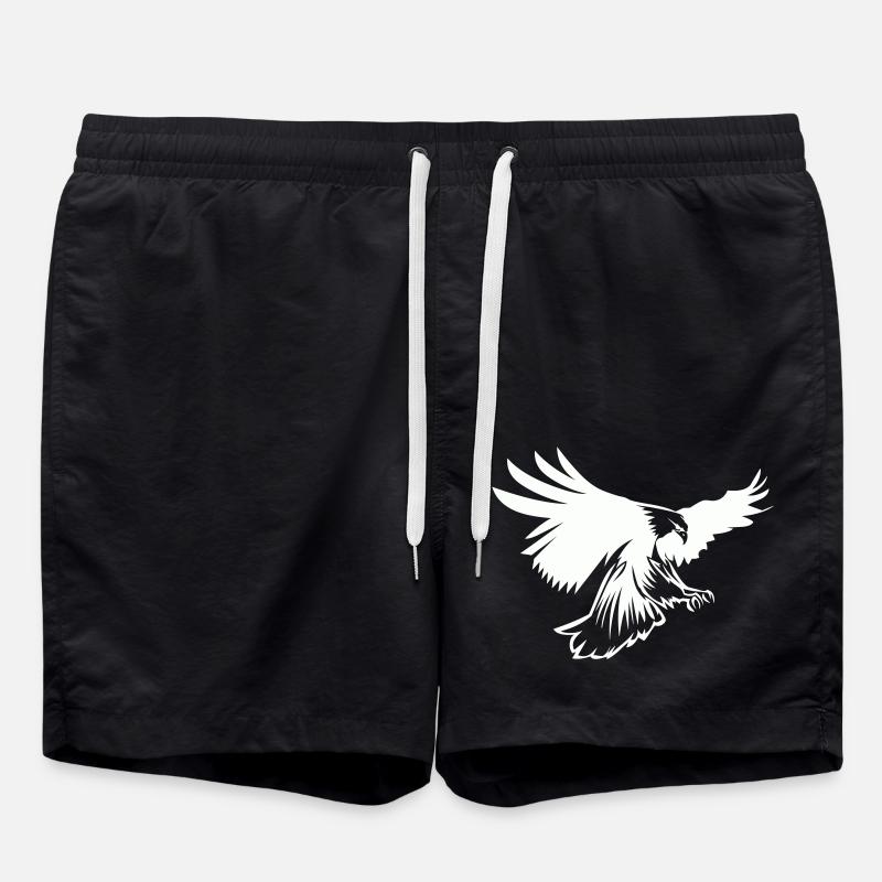Adler - Badeshorts - Schwarz