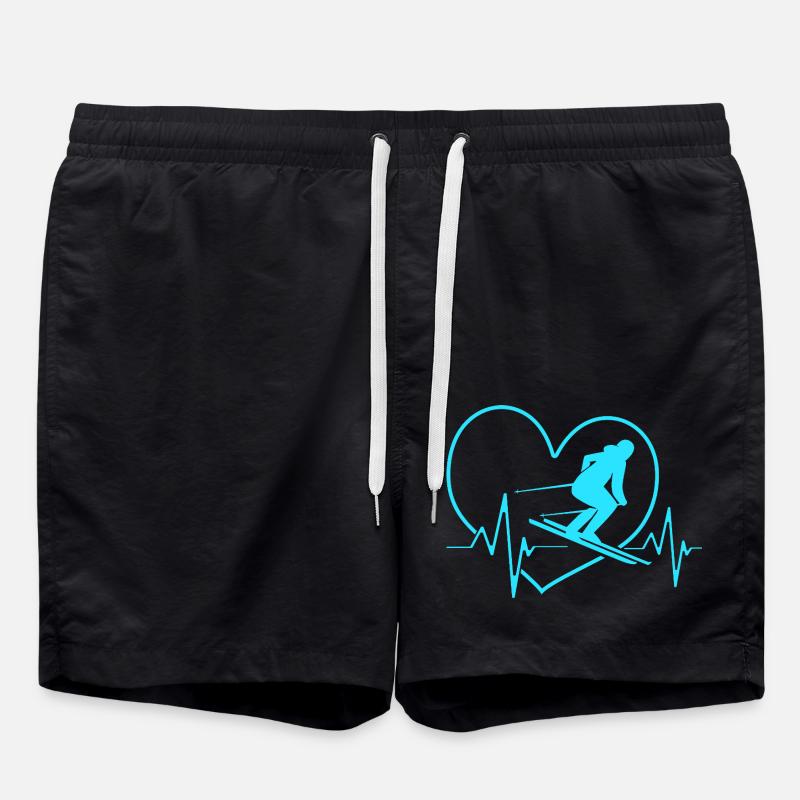 Ski Ski Holiday - Swim Trunks - black