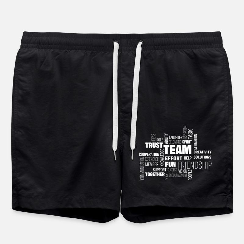 Team - Swim Trunks - black