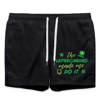 Les lutins m’ont forcé à le faire - Short de bain - noir - Devant - AI Model Male 185 light (185cm)