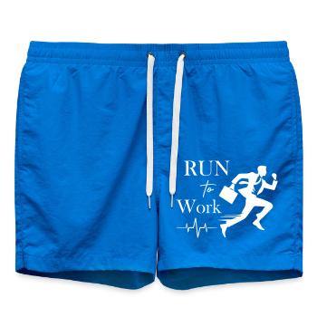 Courir au travail - Short de bain - cobalt blue - Devant