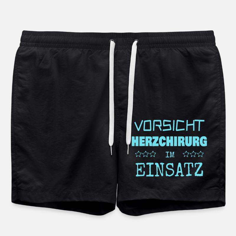 Chirurgien cardiaque comme vocation - Short de bain - noir