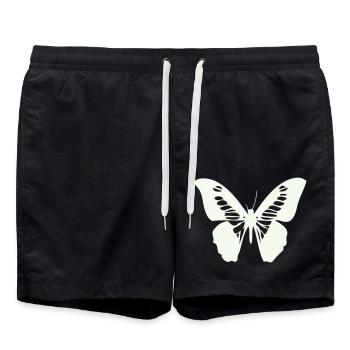 papillon - Short de bain - noir - Devant - AI Model Male 185 light (185cm)