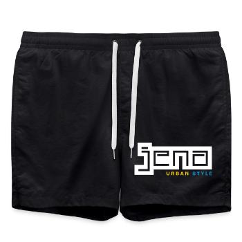 Jena Urban Style - Swim Trunks - black - Front - AI Model Male 185 light (185cm)