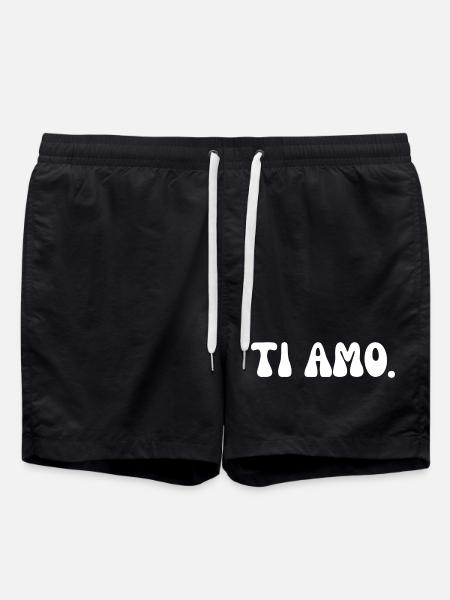Ti Amo je t’aime - Short de bain - noir