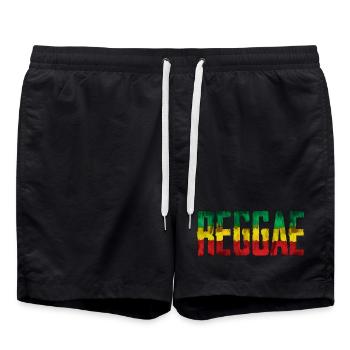 Raggae xxl - Swim Trunks - black - Front - AI Model Male 185 light (185cm)