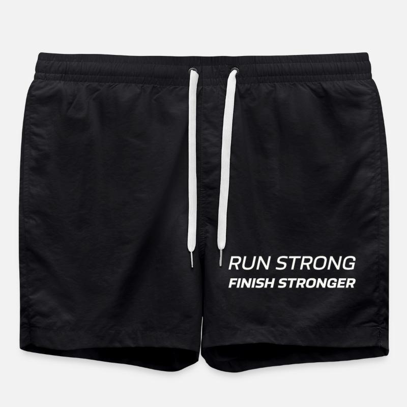 Jogger Run Strong Runner Joggen - Swim Trunks - black