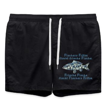 fischers fritze e 107 - Short de bain - noir - Devant - AI Model Male 185 light (185cm)