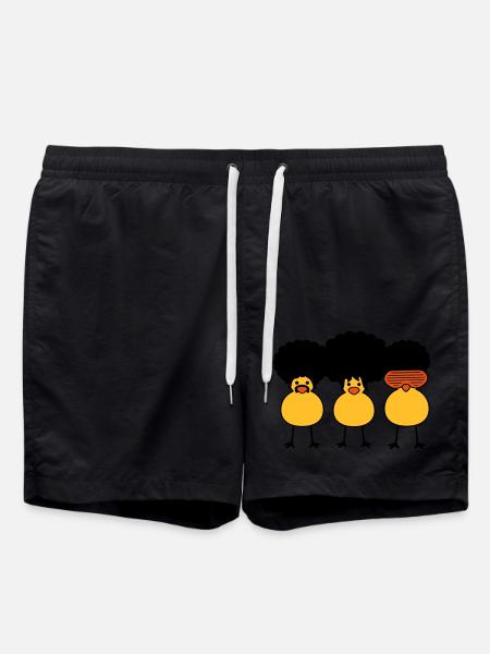Funky Chicks - Short de bain - noir