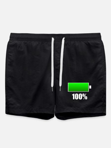 Battery charged - Swim Trunks - black