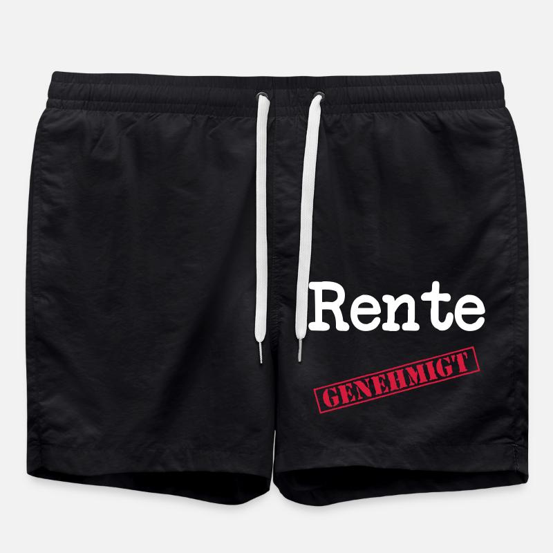Pension approved - Swim Trunks - black