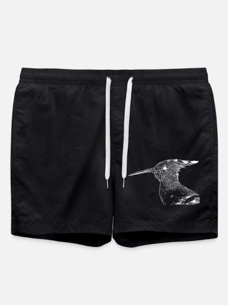 Hoopoe bird - Swim Trunks - black