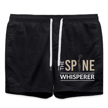 Physiothérapie - Short de bain - noir - Devant - AI Model Male 185 light (185cm)