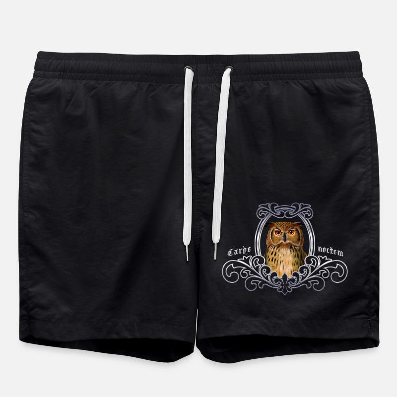 Uhu Carpe noctem - Badeshorts - Schwarz