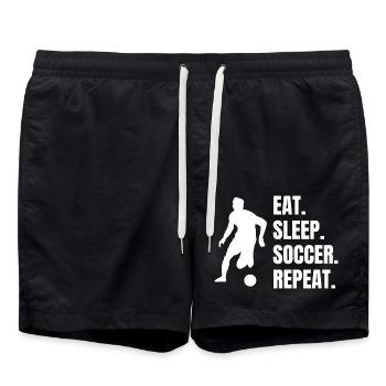 Football player Football Football coach Footballer - Swim Trunks - black - Front - AI Model Male 185 light (185cm)