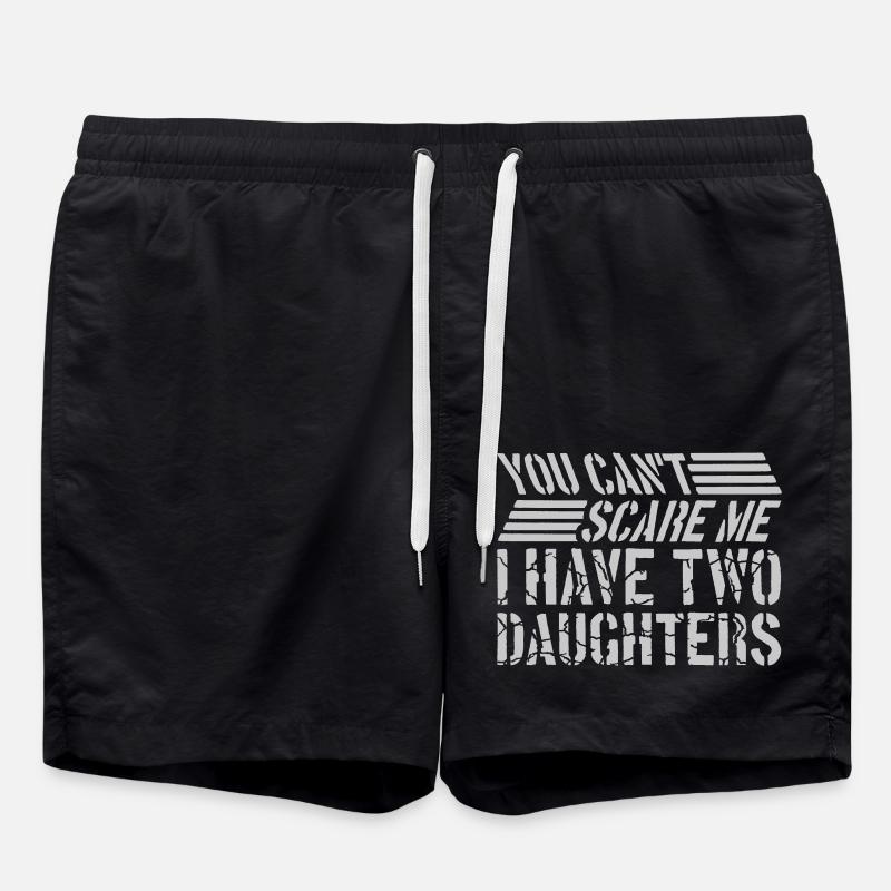 I have two daughters - Badeshorts - Schwarz