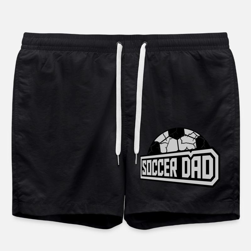 Champion Soccer Dad Logo - Swim Trunks - black