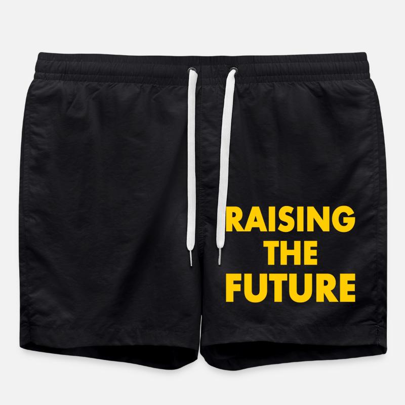 Raising the future - Swim Trunks - black