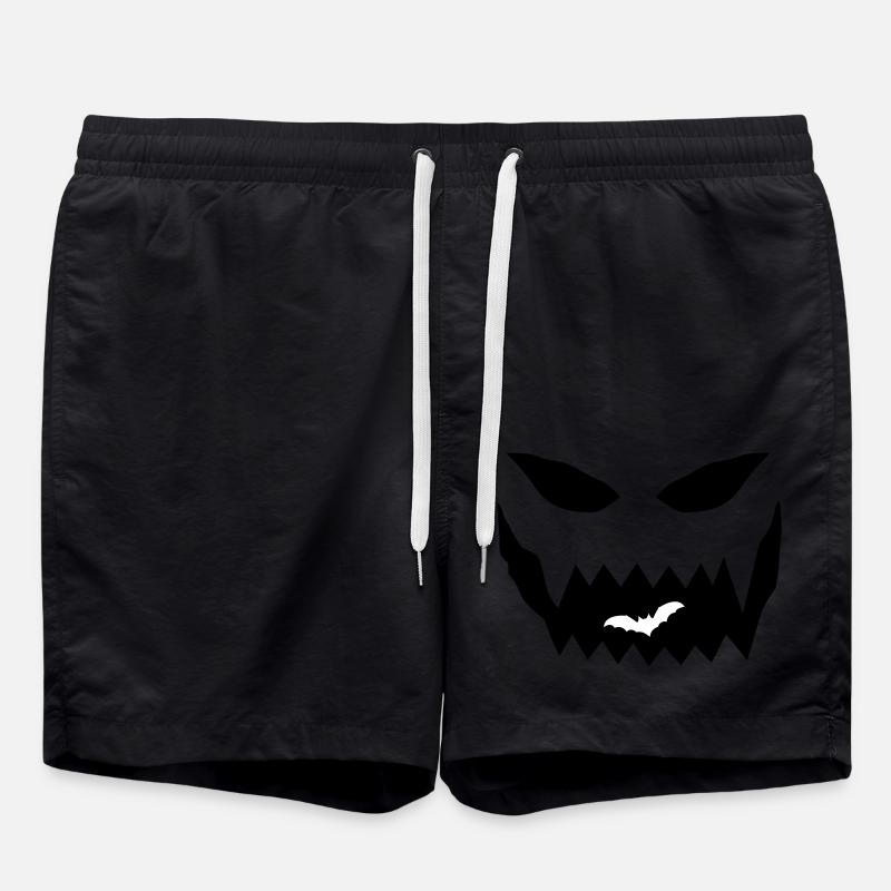 Visage d’Halloween - Short de bain - noir