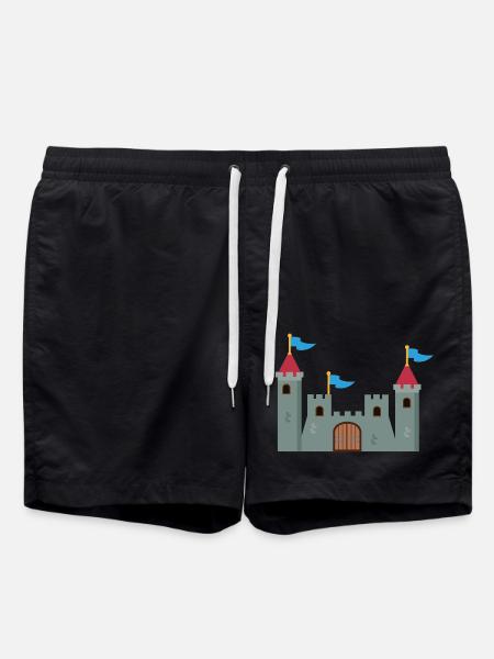 Castle - Swim Trunks - black