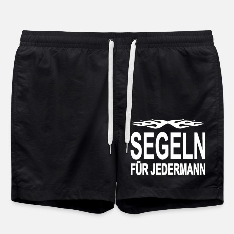 Segeln - Badeshorts - Schwarz