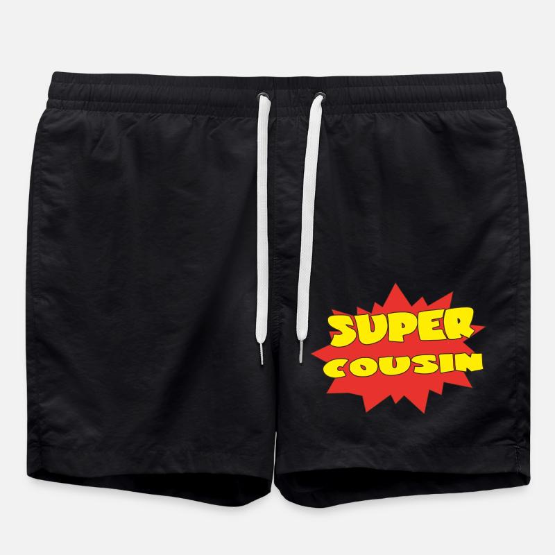 Super COUSIN - Short de bain - noir