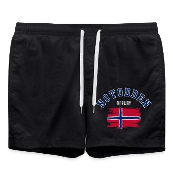 Notoden, Norvège - Short de bain - noir - Devant - AI Model Male 185 light (185cm)