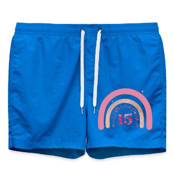 15e anniversaire rainbow rose - Short de bain - cobalt blue - Devant