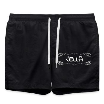 Name Jella - Swim Trunks - black - Front - AI Model Male 185 light (185cm)