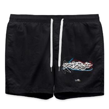 Geesthacht - Badeshorts - Schwarz - Vorne - AI Model Male 185 light (185cm)