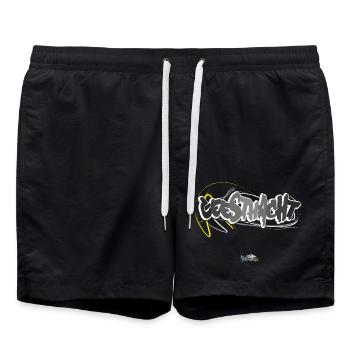 Geesthacht - Badeshorts - Schwarz - Vorne - AI Model Male 185 light (185cm)
