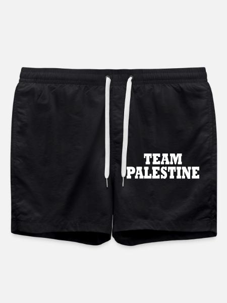 Team palestine - Short de bain - noir