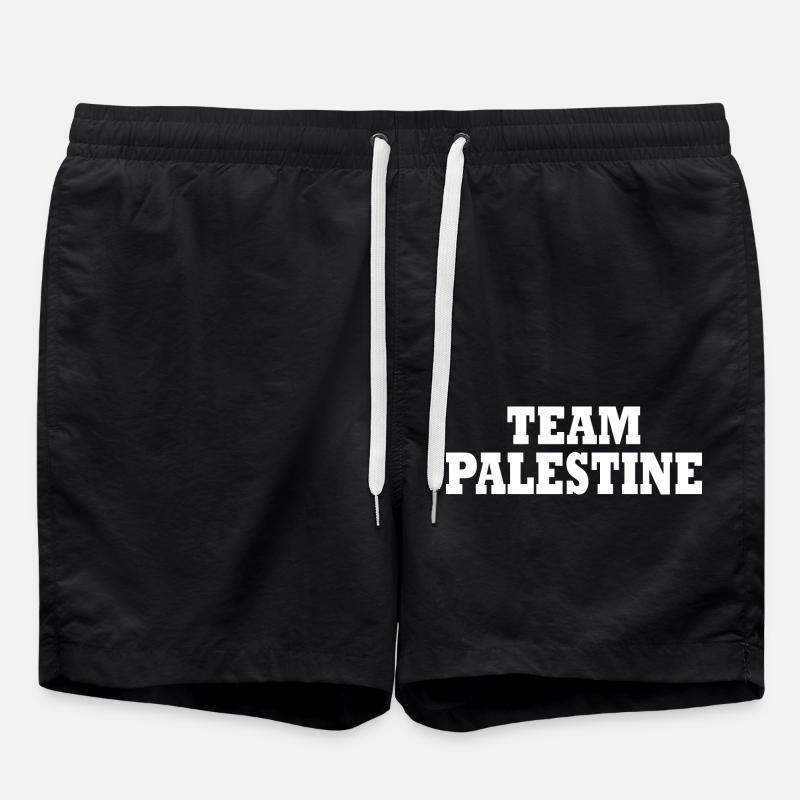 Team palestine - Swim Trunks - black