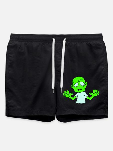 Zombie - Swim Trunks - black