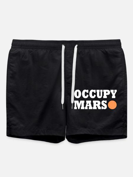 Occupy Mars - Swim Trunks - black
