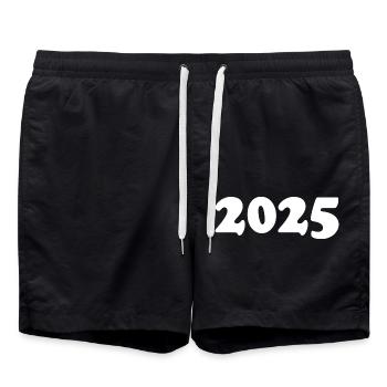 2025 - Swim Trunks - black - Front - AI Model Male 185 light (185cm)