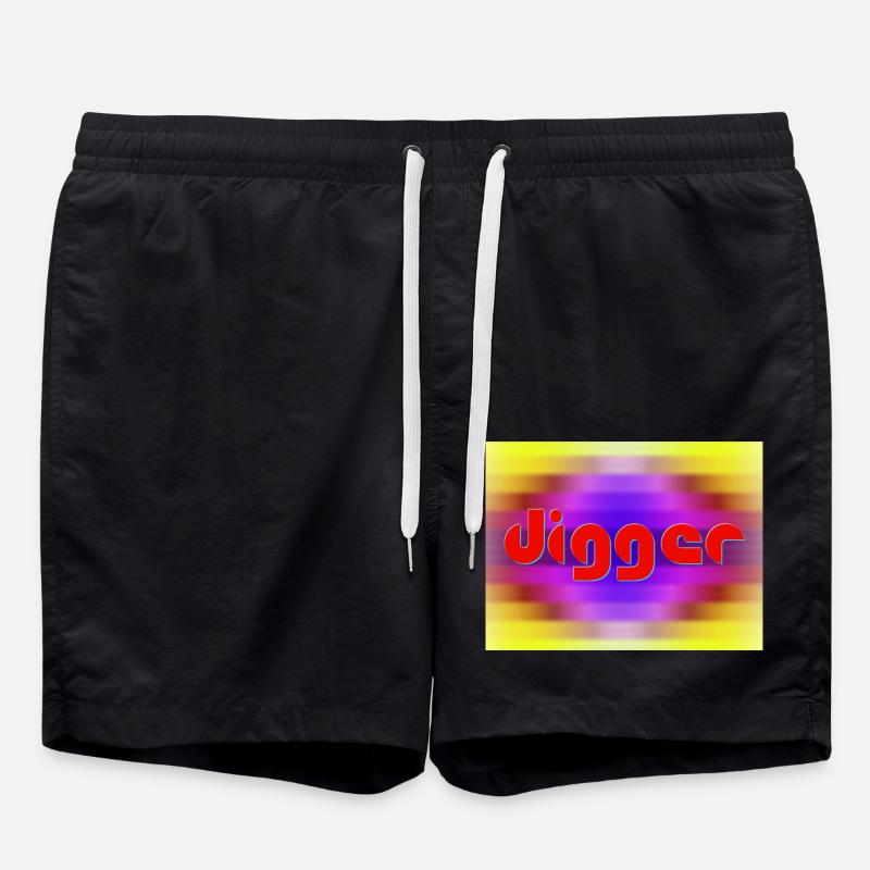 Digger - Badeshorts - Schwarz