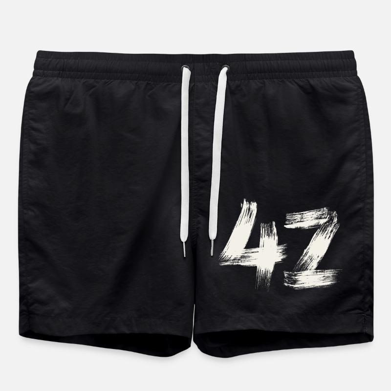 42 - Short de bain - noir