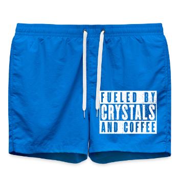 La force grâce aux cristaux et à la caféine - Short de bain - cobalt blue - Devant