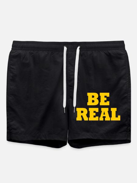 Be real - Badeshorts - Schwarz