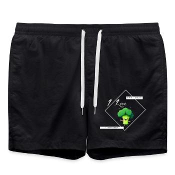 THEBROCO - Swim Trunks - black - Front - AI Model Male 185 light (185cm)