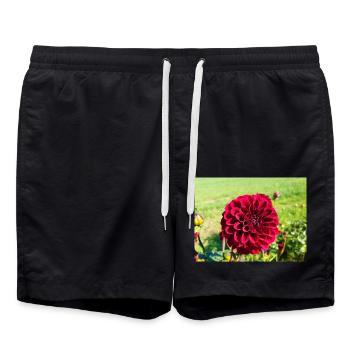 Dahlia (en allemand Dahlie) Dahlia - Short de bain - noir - Devant - AI Model Male 185 light (185cm)